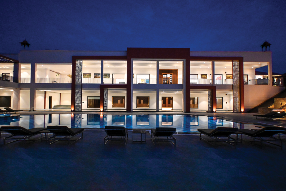 Olympic Size Open Air Swimming Pool | Bookmark Resorts, Jogi Mahal, Ranthambore