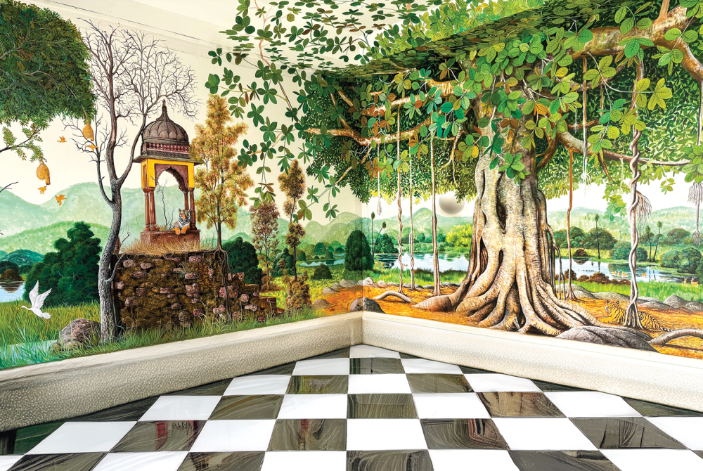 Bookmark Resorts, Jogi Mahal, Ranthambore | Wall Mural at the Resort