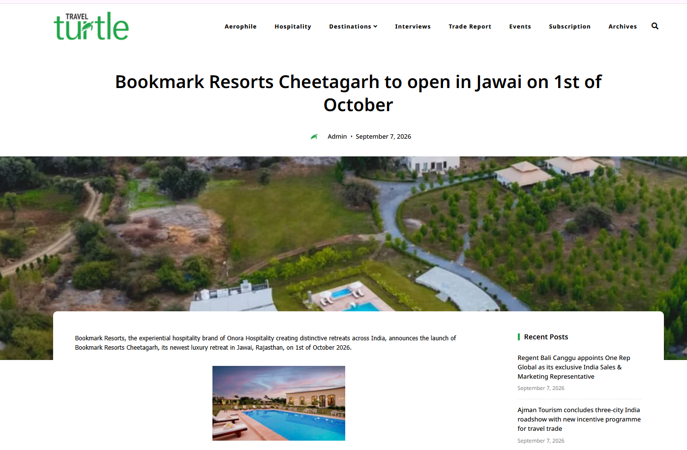 Travel Turtle, featured Bookmark Resorts, Cheetahgarh, Jawai as a Restorative Luxury Retreat amid Jawai’s Wilderness Travel Turtle, featured Bookmark Resorts, Cheetahgarh, Jawai as a Restorative Luxury Retreat amid Jawai’s Wilderness